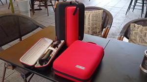 Sacesr Outdoor Red Wine Bottle Storage Bag High-end Gift Red Wine Portable Packaging Empty 2 Pieces 9Y3K6