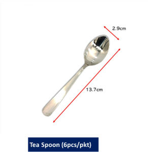 Xtra Thick Stainless Steel Spoon And Fork / Sudu Dan Garpu Jenis Super Tebal(6pcs in 1pkt) Sudu Garpu Extra Tebal Spoon Sudu Garpu Extra Tebal Panjang 厚款加长不锈钢汤匙叉茶匙