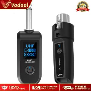 2.4G Wireless Microphone Converter with Long Battery Life XLR Transmitter and Receiver for Studio and Stage Use