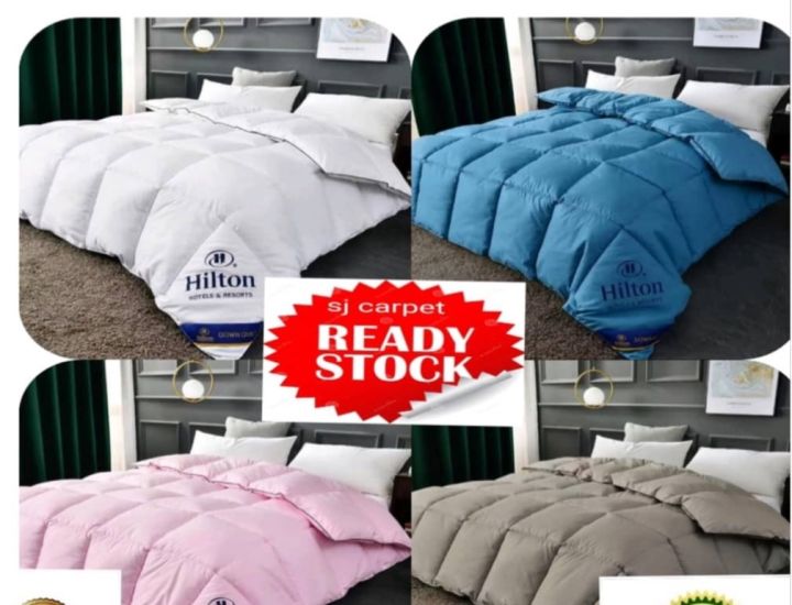 🔥🔥HILTON COMFORTER / SUPER HIGH QUALITY COMFORTER 200x240cm KING/QUEEN
