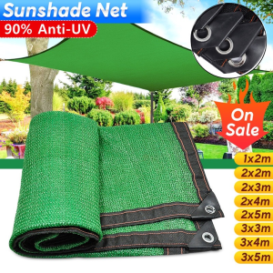 【Free Shipping】Green Garden Net Shades For Balcony Sun Shades Outdoor Waterproof Sunshade Net Canopy Shade Anti-UV Heat Insulation Net