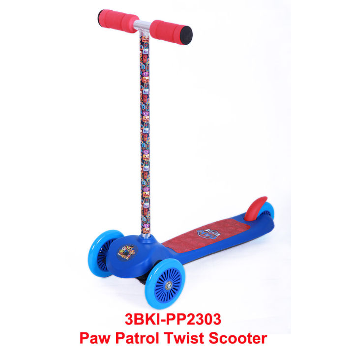 Paw Patrol Twist Scooter for Kids Aged 3 to 9 years old (2023 series