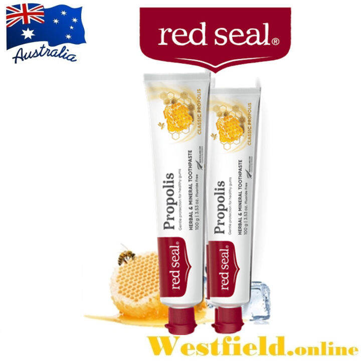 Nz Import Exp 122026 Red Seal Propolis Toothpaste 100g Made In