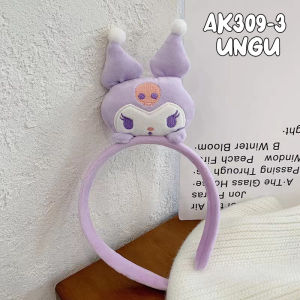 Bando Sanrio Korea Wanita Lucu Aksen Boneka Kartun Cinnamoroll Fashion Anak Aksesoris Hiasan Rambut