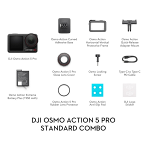 DJI Osmo Action 5 Pro - Action Camera | Revolutionary Imaging Performance With an All-New 1/1.3″ Sensor