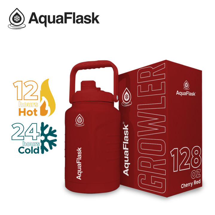 Aquaflask 128 oz กระบอกน้ำเก็บความเย็น กระติกน้ำสแตนเลส 128 ออนซ์ ...