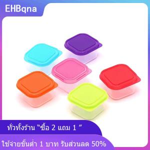 [COD] EHBqna KITCHEN ภาชนะเก็บอาหารพลาสติกขนาดเล็กกันความชื้นกล่องเก็บของขนาดเล็กพร้อมฝาปิดกันรั่ว