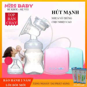Máy hút sữa điện đơn Miss Baby có chế độ Massage kích sữa điều chỉnh 9 mức độ- Thiết kế thông minh tiện dụng- Tháo lắp dễ dàng- chất liệu nhựa PP an toàn tuyệt đối với trẻ - BẢO HÀNH 2 NĂM ĐỔI MỚI 1-1 TRONG 7 NGÀY