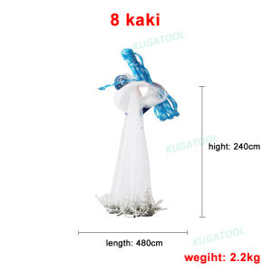 【KUGATOOL】🔥Malaysia In Stock🔥 jaring ikan fishing net fish net hand casting bubu ikan jala nylon throw bubu payung mesh memancing udang shrimp ketam cast tangsi