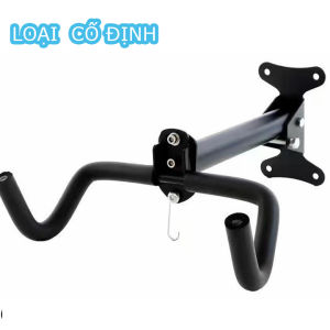 Giá Treo Xe Đạp Lên Tường Có 2 Tay Đỡ Móc Treo Xe Đạp Gắn Tường Xoay 360 Độ
