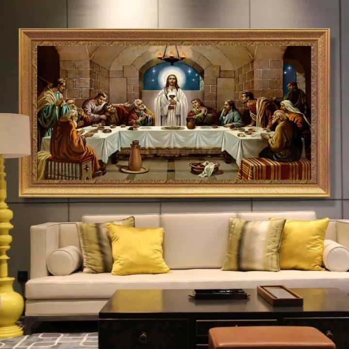 The last supper 5D diamond painting round diamond full paste Religion ...