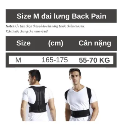 Đai chống gù lưng - vai - eo - chất liệu bền-thoáng - ​có nẹp cố định cột sống
