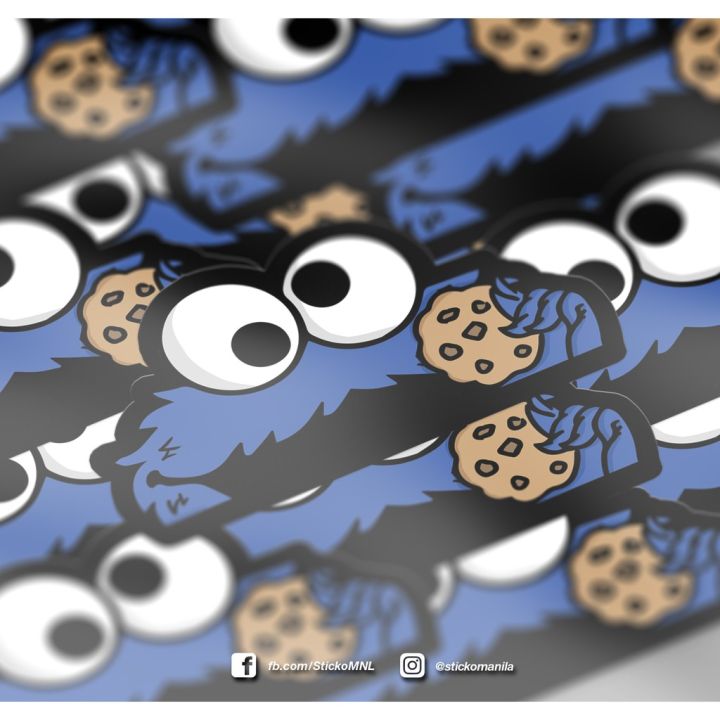 Sticko Manila : Sesame Street - Cookie Master (Peeker) | Lazada PH
