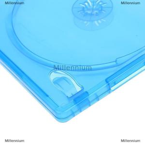 [COD] Millennium 1Pc Plastic Single Double 3 4 Piece Discs CD Game Case Cover Thickened CD DVD Disc Protective Storage Box Organizer