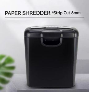 Paper Shredder Machine | Paper Shredder Strip Cut *6sheets 70G Paper