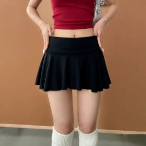 IELGY Grey A-line anti glare waist hugging skirt for women
