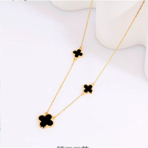 Kalung Titanium kalung fashion Wanita Bunga Anti Luntur Dan Anti Karat Selamanya