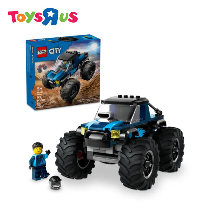Lego City 60402, Blue Monster Truck, Ages +, Building Blocks (148pcs)  Lazada PH