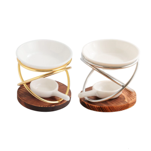 Durability Ceramic Tealight Holder Large Capacity Oil Diffuser For Aromatherapies In Any Room Garden Porch