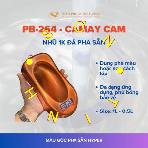 Sơn nhũ camay HYPER 1K pha màu sơn trực tiếp sơn thơm công nghiệp đa năng
