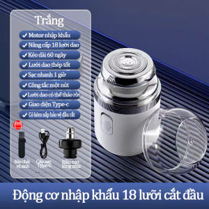 Bảo hành 2 năm - Máy cạo râu - Máy cạo râu đa năng - Chống nước chất lượng cao Mini