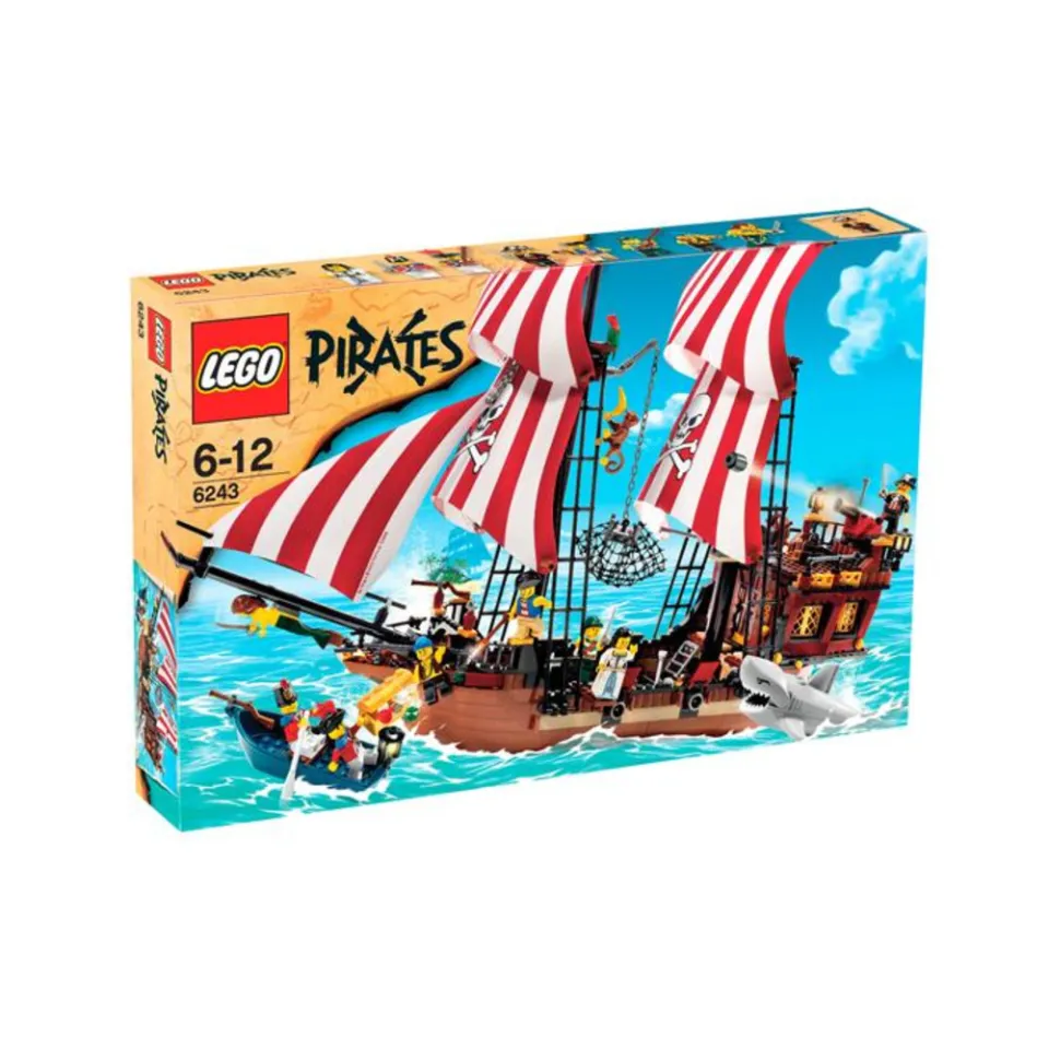 100% Original】 LEGO® Pirates Series Big Fighting Boat 6243