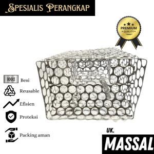 Perangkap tikus masal UKURAN JUMBO : Besi tebal real produk dengan pintu otomatis