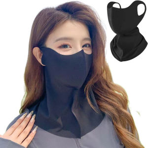 3D Ice Silk Sunscreen Mask face mask mask for motorcycle UV Protection Ice Silk Face Mask Half Mask