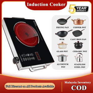 3500W Electric Ceramic Stove Burner Infrared Induction Cooker Inverter Countertop Cooktop Touch Screen Portable Desktop Infrared Induction Electric Pottery Stove Cook Fried BBQ