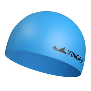 YINGFA 2023 New Women Men Waterproof Flexible Silicone Gel Ear Long Hair Protection Swim Pool Swimming Cap Hat Cover for Adult