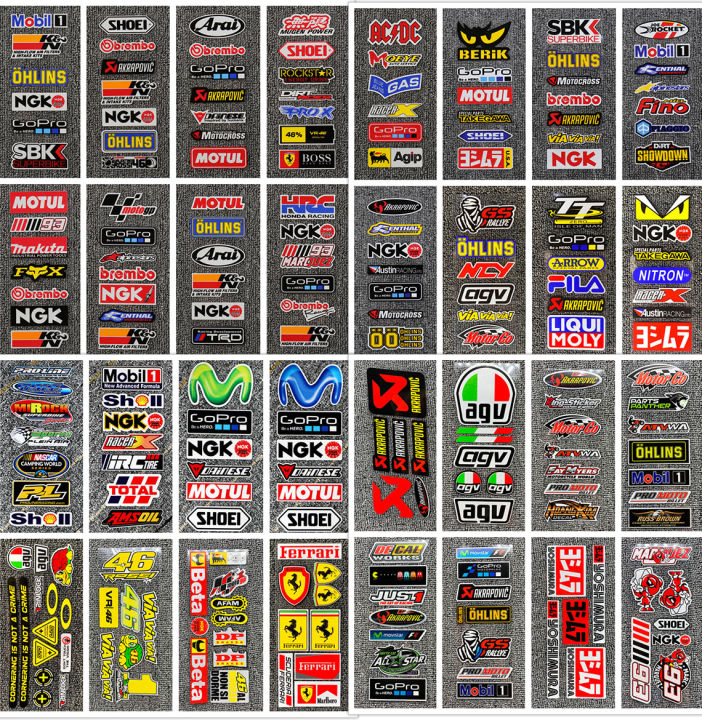 1 Bộ Dải Phản Quang Bên Hông Xe Máy, Xe Đạp Đội Mũ Bảo Hiểm Sticker, Đề ...