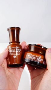 VIBRANT GLAMOUR Morning-C & Night-A 4PCS Vitamin C Radiance + Botanical Retinol duo for all-day whitening and anti-aging &  repairing and reducing five major types of wrinkles