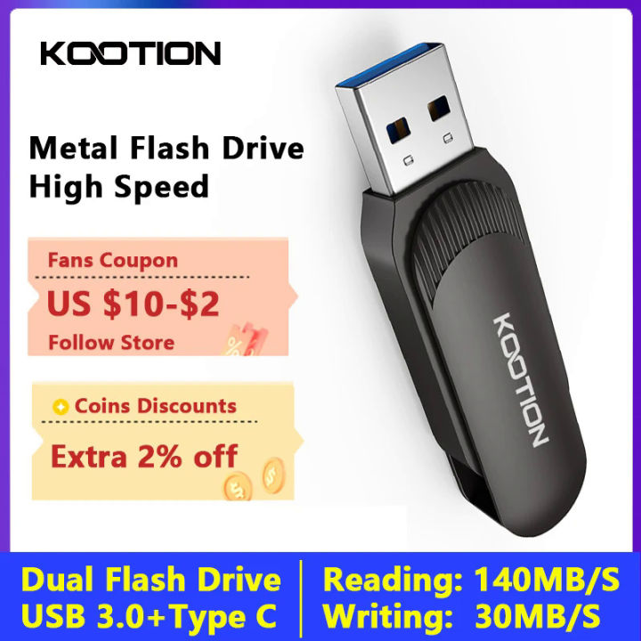 Clé USB 1TO 2TO OTG USB Flash Drive 3.0 Type C Memory Stick for