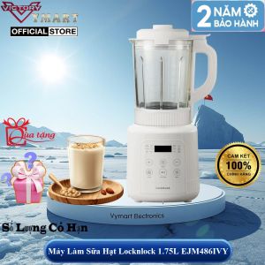 Máy Làm Sữa Hạt Đa Năng Locknlock Bianco Heating Blender EJM486IVY - 1.75L 800W Hàng Chính Hãng Bảo Hành 2 Năm