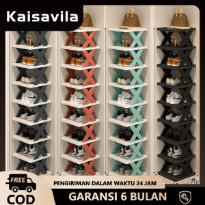 Rak sepatu sendal rak sendal modis motif kayu futuristik rak portable serbaguna