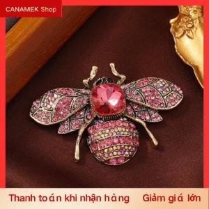CS Cổ điển kim loại pha lê rhinesotne côn trùng Bee trâm cài cho phụ nữ quần áo áo đồ trang sức accessries Quà Tặng