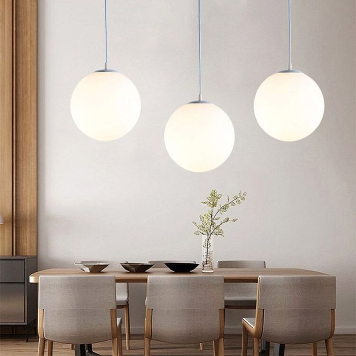 Nordic Bubble Ball Chandeliers Bedroom Living Room Hanging Lamp Dining ...