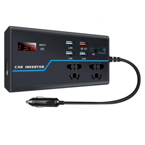 Multiple Protections Car Inverter 12V/24V to 110V/220V with Easy to Carry Designs Vehicle Chargers for Various Vehicles