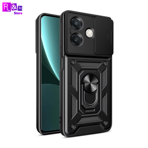PROMO Case Oppo A3 A3x 4G 5G Military Slide Camera Ring Magnetic + GRATIS TG 9D BLUE LIGHT SPY