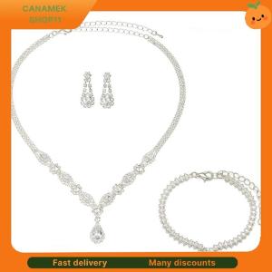 ❣️❣️❣️ Womens Fashion Claw Chain Cutout Necklace Earrings Jewelry Set Bridal Jewelry Jewelry Wedding Party Holiday Gift