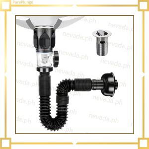 【Free Returns】 PurePlunge Nevʚ ɞ Durable Washbasin Waste Drainer Flexible Drain Down Hose Odour Proof Drainer