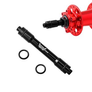 USEFUL TOOL 12/15 To 9 Bike Barrel Shaft Hub 100MM/135MM/148MM Aluminum Alloy Conversion Shaft 12/15 To 9 Bicycle Accessories Barrel Axis Conversion Rod Quick Release Conversion Shaft Mountain