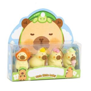 4 cái động vật hoạt hình tẩy cho trẻ em bé trai bé gái sinh viên phần thưởng thả chất độn trẻ em tẩy để viết bản vẽ