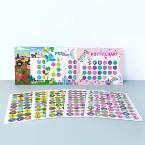 SDSgPotty Training Stickers for Kids Potties Chart and Toddler Supplies Bedpan Rewards Toddlers Boys Paper With BabyHJO