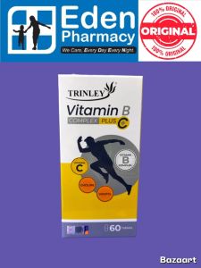 Trinley Vitamin B Complex Plus C+ 60 Tablets