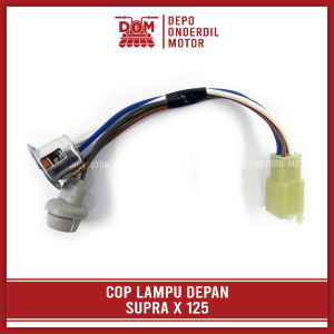 Cop Lampu Depan SUPRA X 125 LAMA (PSP) - Pitingan Fiting Socket Soket Dop Utama + Kota Honda Supra X