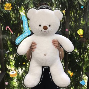 ตุ๊กตาหมี น้องหมี MiddleBear สีขาว 88cm กราฟ ตุ๊กตาน่ารัก ตูอักดูวัตถุ ตูนิ่มเห็นที่น่ารัก ของขวัญวัน ตูนิ่ม ตุ๊กตาหมีเท็ดดี้