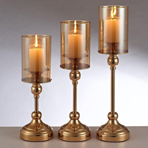 【Unconditional Return】Nordic Style Candle Holder Metal Material Home Living Room Decor Wedding Decoration Vintage Decor Centerpieces for Dining Room