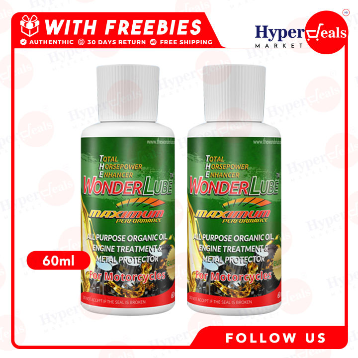 WonderLube All Purpose Engines Organic Oil 60 mL 2 Bottles Lazada PH
