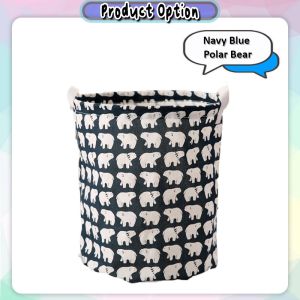 Large Laundry Basket Foldable Dirty Clothes Basket 洗衣篮 脏衣篮 Bakul Baju Kotor Bakul Dobi - SO57